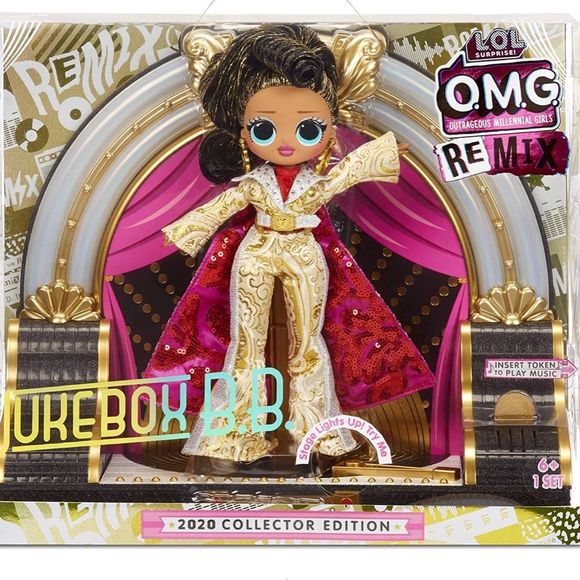 LOL Surprise OMG Remix 2020 Collector Edition Jukebox B.B with Music - Picture 1 of 8